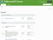 Tablet Screenshot of forum.cdburnerxp.se